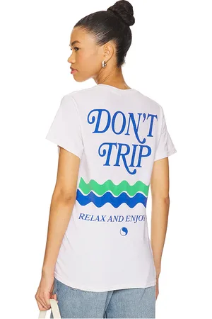 Free & Easy Cool Breeze Tee in - White. Size L (also in M, S, XL/1X).