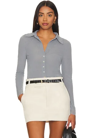 Song of Style Noma Shirt in - Slate. Size M (also in S).