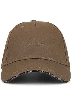 AllSaints Sandwich Brim Logo Baseball Cap in - Brown. Size all.