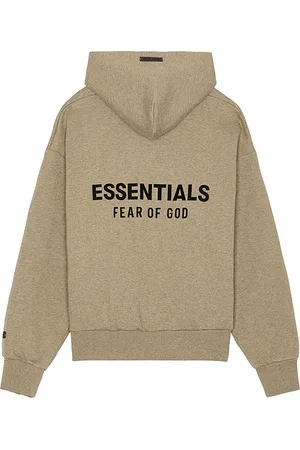 FEAR OF GOD Classic Fit Fleece Hoodie in - Neutral. Size L (also in M, S, XL, XS, XXL).
