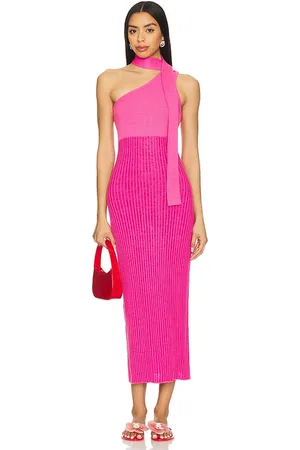 Capittana Natalie Dress in - Fuchsia. Size M/L (also in XL, XS/S).