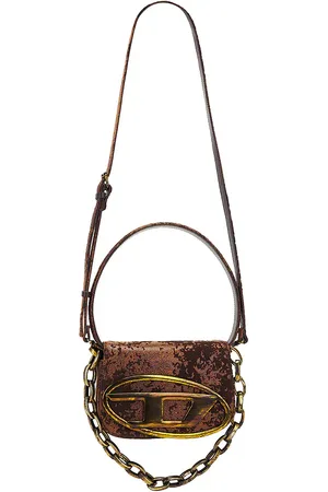 Diesel Faux Fur Logo Shoulder Bag in - . Size all.