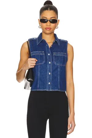 Frame The Major Shirt in - Blue. Size L (also in M, S, XL, XS, XXS).
