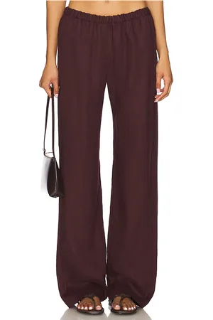 ENZA COSTA X REVOLVE Everywhere Pants in - Wine. Size 0 (also in 1, 2).