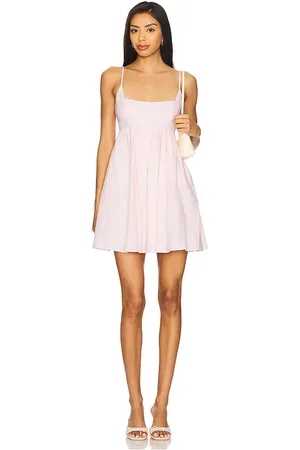 Tularosa Tracy Mini Dress in - Blush. Size L (also in M, S, XL, XS, XXS).