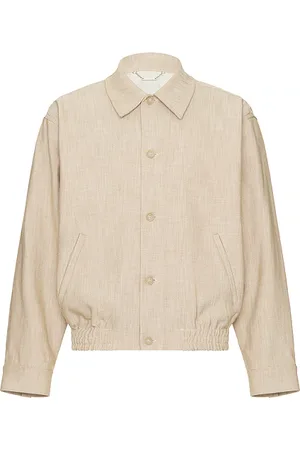 Simkhai Archibald Blouson Shirt Jacket in - Neutral. Size L (also in M, S).