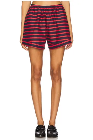 WeWoreWhat Pull On Beach Short in - Red. Size L (also in M, S, XS, XXS).