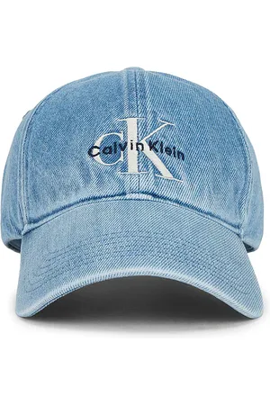 Calvin Klein Monologo Baseball Cap in - Blue. Size all.