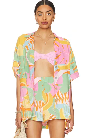 Show Me Your Mumu Parker Button Down in - Pink. Size L (also in S).