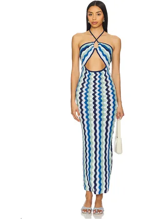 Capittana Poppy Knitted Dress in - ,Navy. Size M-L (also in XS-S).