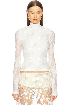 SIEDRES Nives Top in - White. Size M (also in S, XS, XXS).