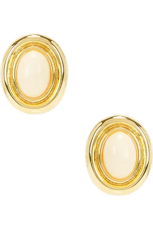 Heaven Mayhem Prize Earrings in - Cream. Size all.