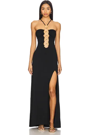 Luli Fama Inner Circle Halter Long Dress in - . Size M (also in S, XS).