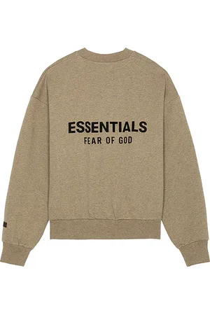FEAR OF GOD Classic Fit Fleece Crew Neck Sweatshirt in - Neutral. Size L (also in M, S, XL, XS, XXL).