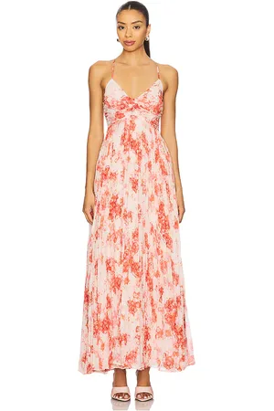 MORE TO COME Darcie Maxi Dress in - Pink. Size L (also in M, S, XL, XS, XXS).