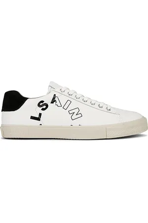 AllSaints Saint Leather Low Top Sneaker in - White. Size 10 (also in 11, 12, 8, 9).