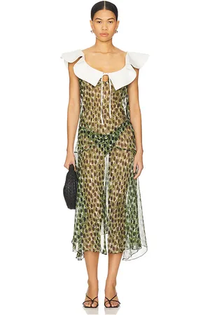 SIEDRES Caenes Dress in - Green. Size 34 (also in 36, 38, 40, 42).