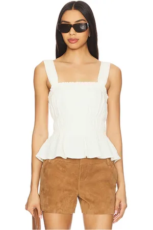 Steve Madden Gabrielle Top in - Cream. Size L (also in M, S, XS).