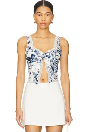 MORE TO COME Juju Top in - White. Size L (also in M, S, XL, XS, XXS).