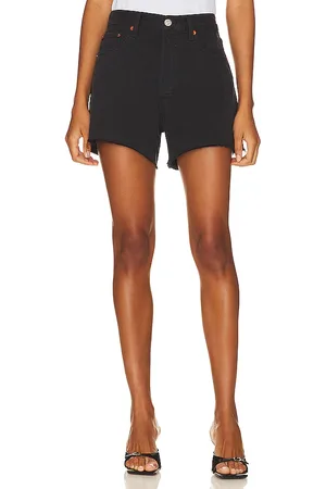 RE/DONE Originals 90s Low Slung Short in - Black. Size 23 (also in 29).