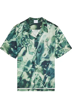 BLUE SKY INN Shirt in - Green. Size L (also in S, XL/1X).