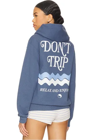 Free & Easy Cool Breeze OG Hoodie in - Blue. Size L (also in M, S, XL/1X).