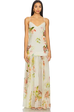 HEMANT AND NANDITA Maxi Dress in - Neutral. Size L (also in M, S, XS).