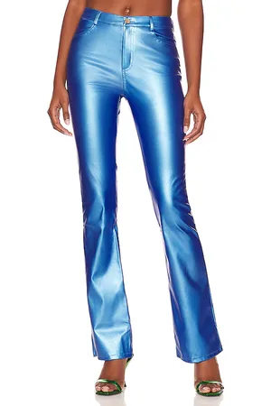 superdown Shalisa Mid Rise Pant in - Blue. Size M (also in S).