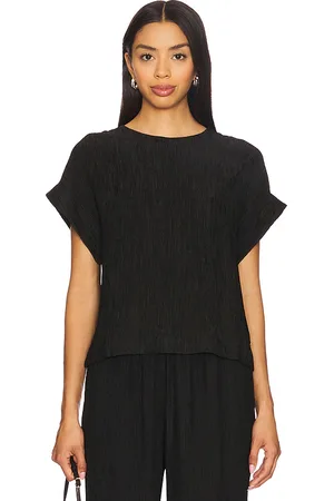 ANINE BING Jollie Top in - Black. Size L (also in M, S, XS).