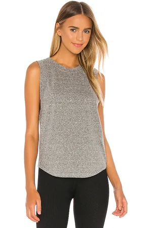 YEAR OF OURS Perfect Muscle Tank in - Grey. Size M (also in L, S, XL, XS).