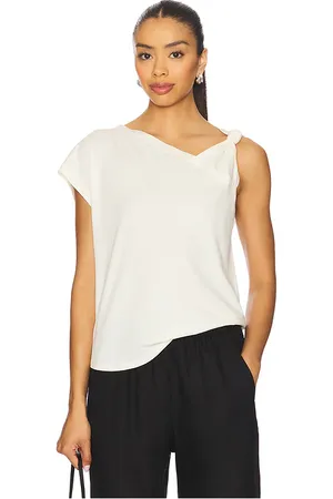 LnA Natia Tee in - Cream. Size L (also in M, S, XS).