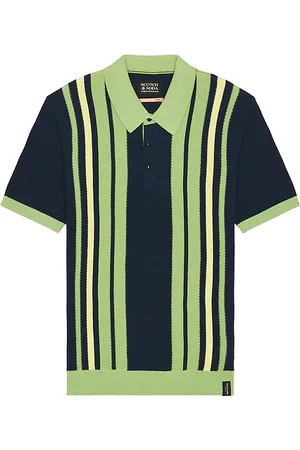 Scotch&Soda Structured Polo in - Navy. Size L (also in M, S, XL/1X).