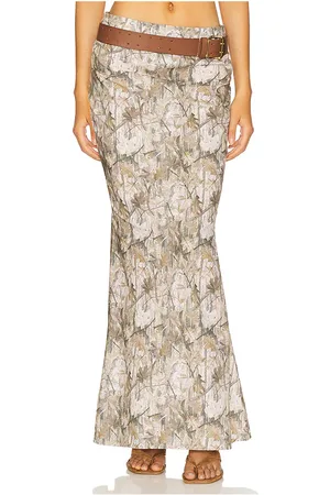 Montce Natalia Skirt in - Green. Size L (also in M, S, XL, XS).