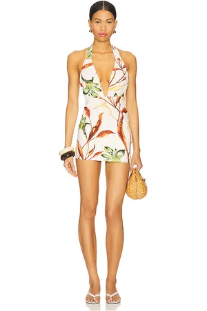 Montce Tropez Mini Dress in - Cream. Size L (also in M, S, XL, XS).