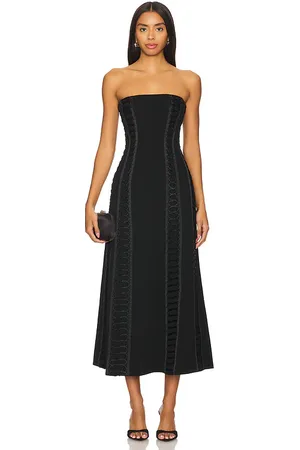 Simkhai Dennison Bustier Midi Dress in - . Size 4 (also in 6).