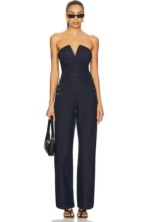 AFRM Bailey Jumpsuit in - Blue. Size L (also in M, S, XL, XS, XXL).