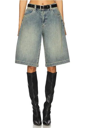 ABrand 95 Super Baggy Jort in - Blue. Size 24 (also in 25, 26, 27, 28, 29, 30, 31, 33, 34).