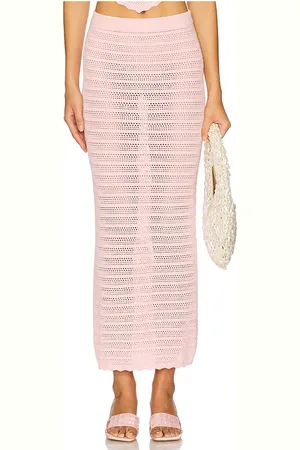 AFRM Dorota Skirt in - Pink. Size L (also in M, S, XL, XS, XXL, XXS).