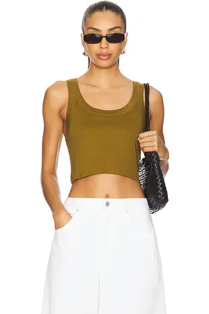 A.L.C. Halsey Tank Top in - Green. Size L (also in M, S, XL, XS).