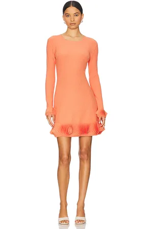 ALEXIS Bryn Dress in - Coral. Size M (also in S, XS).