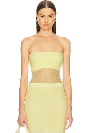 Simkhai Emberly Tube Top in - Lemon. Size L (also in M).
