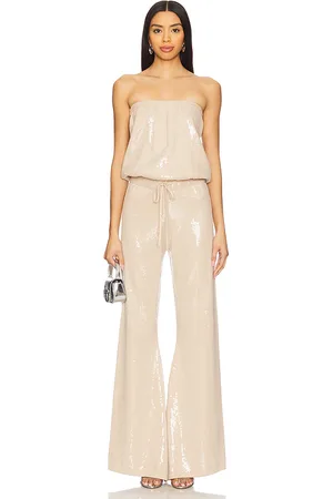 Retrofete Allie Jumpsuit in - Metallic Neutral. Size S (also in XS).