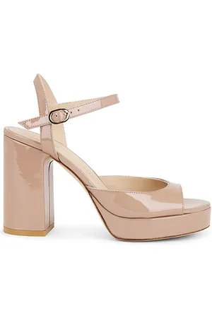 Stuart Weitzman Dayna II Platform Sandal in - Tan. Size 10 (also in 6, 6.5, 7, 7.5, 8, 8.5, 9, 9.5).