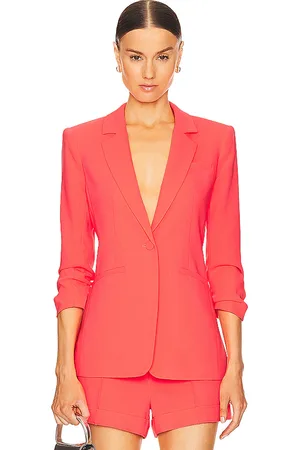 Cinq A Sept Khloe Blazer in - Coral. Size 6 (also in 8).