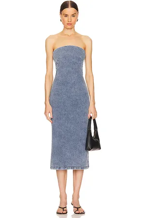 RAG&BONE Flexi Jasmine Dress in - Denim-Medium. Size 2 (also in 6).