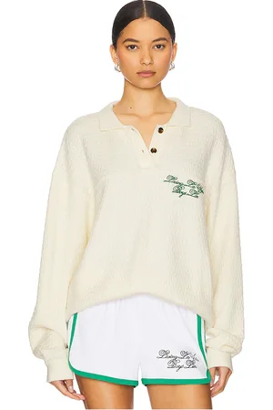 Boys Lie Living La Vida Presley Pullover in - Cream. Size M/L (also in XL/XXL, XS/S).