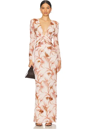 PATBO Sunset Maxi Dress in - ,Brown. Size 0 (also in 4, 6, 8).