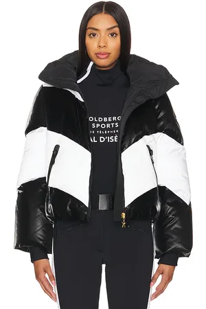 Goldbergh Courage Quilted Down Jacket in - Black. Size 40 (also in 38).