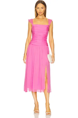 Amanda Uprichard Reine Dress in - Pink. Size L (also in M, S, XS).