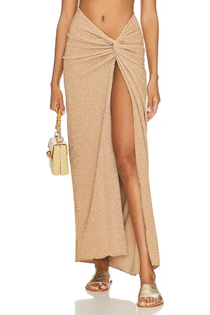 DEVON WINDSOR X REVOLVE Gwen Skirt in - Metallic Gold. Size M/L (also in XS/S).